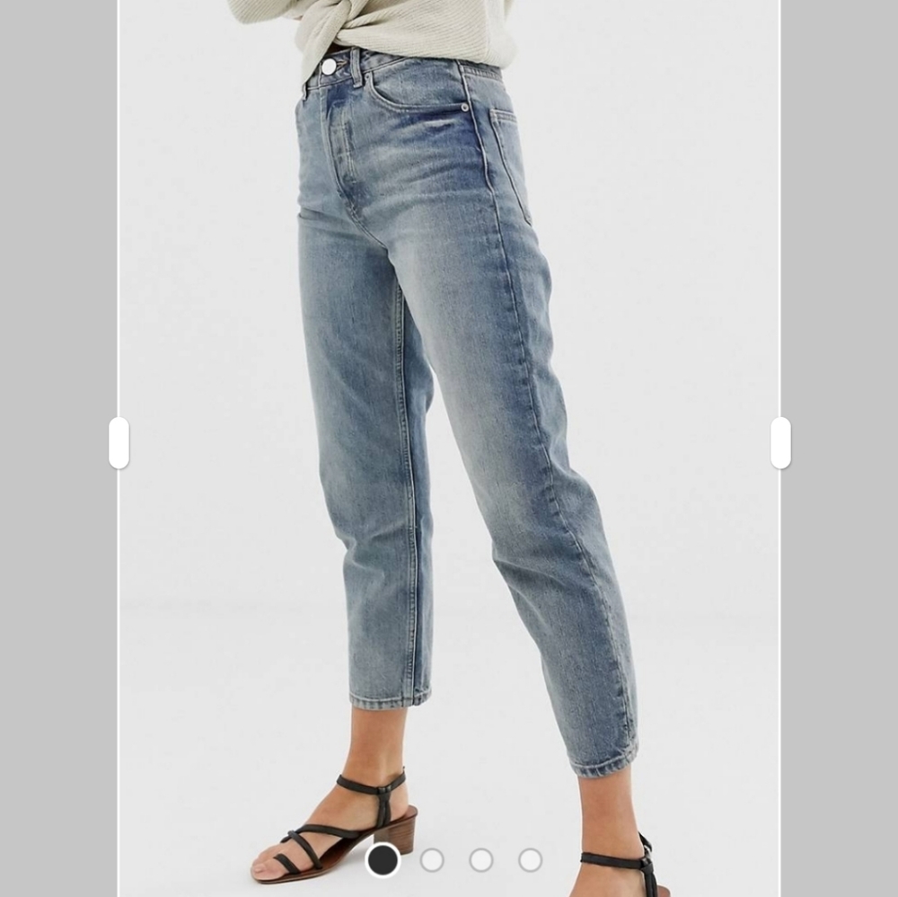 ASOS Design High Rise Straight Leg sz 26 Topshop